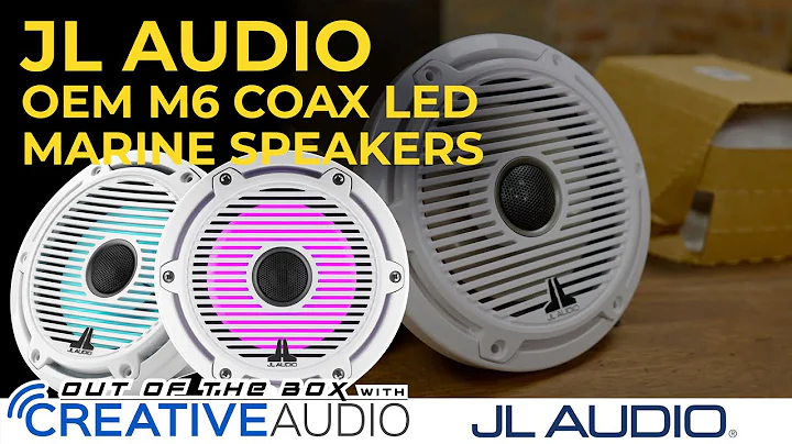 JL Audio OEM M6 Marine Coaxial LED Speakers Unboxing and Overview - Out of the Box