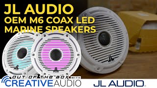 JL Audio OEM M6 Marine Coaxial LED Speakers Unboxing and Overview - Out of the Box