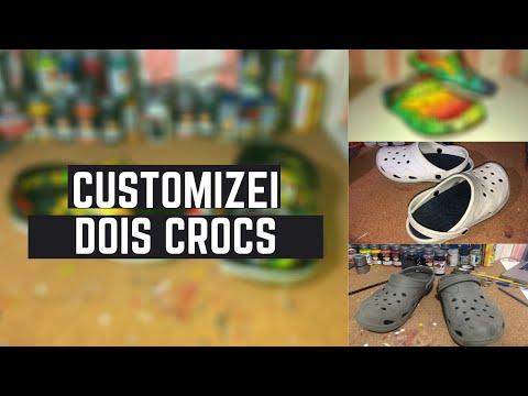 Customizando Uma Crocs de 10 Anos