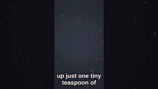 A teaspoon of neutron star material weighs 10 billion tons #Shorts