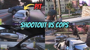 Balladem Pit A Cop, Matt Gets Shot, Dean & Ste Join The Shootout (Multi-POV) | MANDEM NOPIXEL GTARP