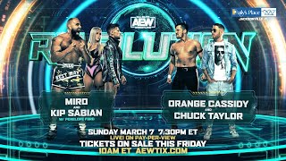 Miro & Kip Sabian vs Orange Cassidy & Chuck Taylor | AEW Revolution 2021