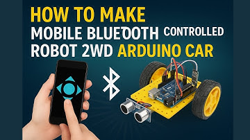 📱🤖 DIY Bluetooth Controlled Robot Car 🚗 | Arduino 2WD with Android App 🔧🔥