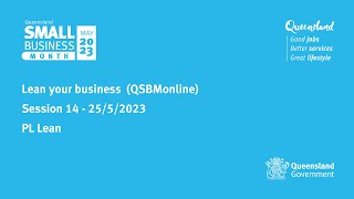 Details QSBMonline Session 14 - Lean Your Business Guide