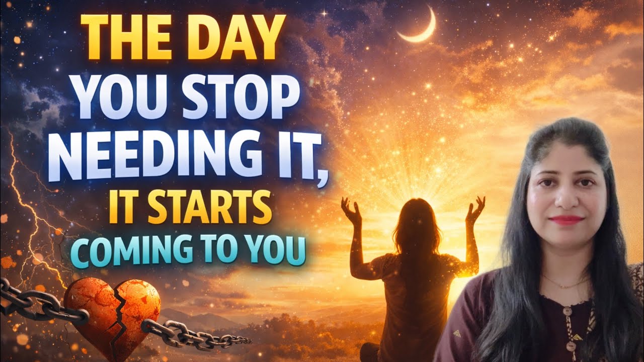 The Day You Stop Needing It, It Starts Coming to You