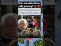 He's biking 5,000 miles for hope ❤️ #Viral #Shorts #Inspiring