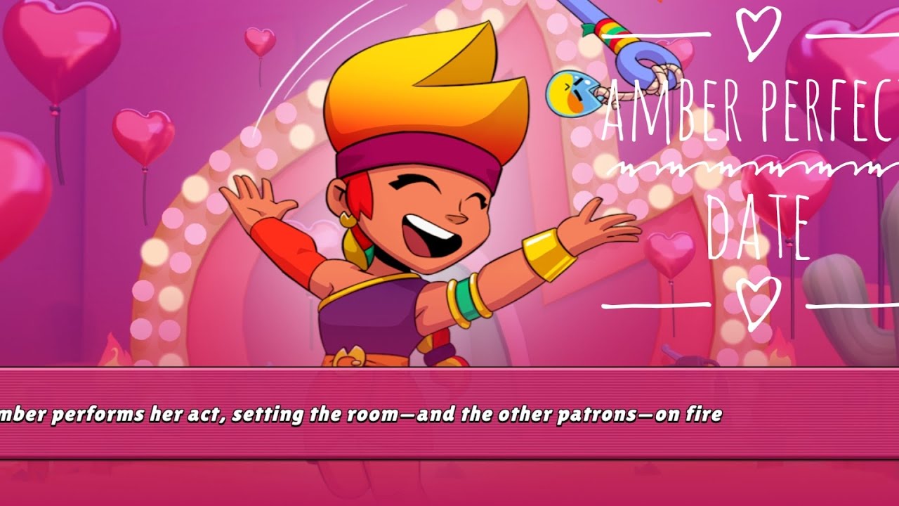 How to get amber's perfect date in brawl stars 