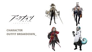 Arknights Character Outfit Breakdown