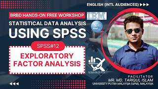 SPSS#12: Exploratory Factor Analysis। Md. Tariqul Islam । Statistical Data Analysis using SPSS। BRBD
