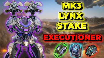WR - New Mk3 Lynx Stake Executes Enemies Within Seconds - Upgrading and OP Gameplay | War Robots