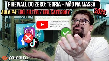 Firewall do Zero #4 URL Filtering na Prática Palo Alto — Bloqueio de sites por categoria