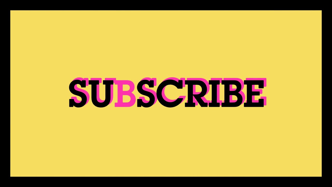 FREE Animated SUBSCRIBE Intro | No Copyright | Bj Tech Info |