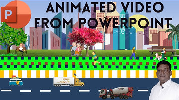 how to create animated video from powerpoint bangla tutorial