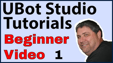 Ubot Studio Tutorial Getting Started - Video 1