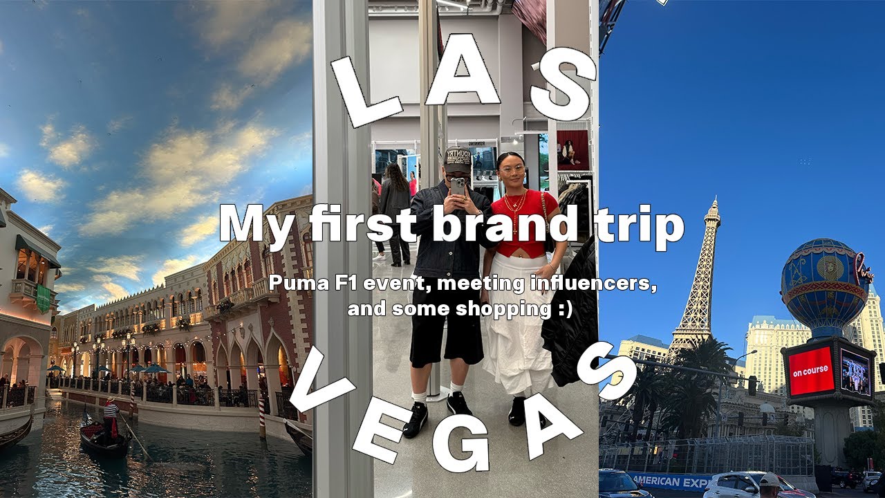 My first BRAND TRIP TO LAS VEGAS (Puma F1 Event, meeting big influencers, and some shopping)