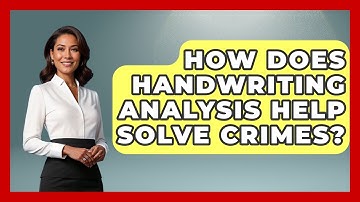 How Does Handwriting Analysis Help Solve Crimes? - Law Enforcement Insider