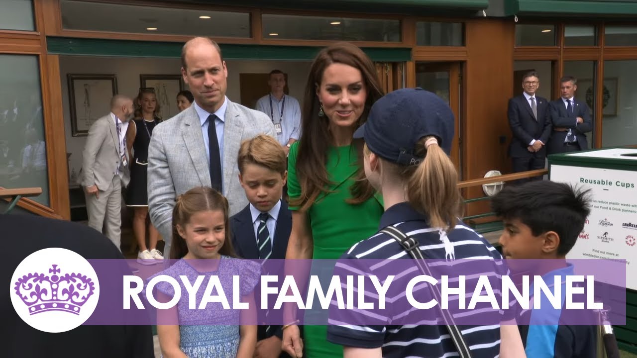 Princess Charlotte makes her Wimbledon debut with Prince William ...