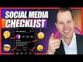 2021 Social Media CHECKLIST for Real Estate Agents