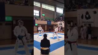 空手道地区大会 男子組手三回戦
