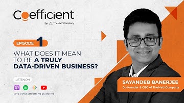 Episode 1: What does it mean to be a truly data-driven business?