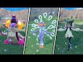 Getting all 3 shiny starters final evolutions in pokmon scarlet  violet