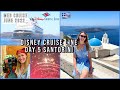 Day 5 santorini  disney cruise line vlog disney magic mediterranean june 2022 greece aclaireytale