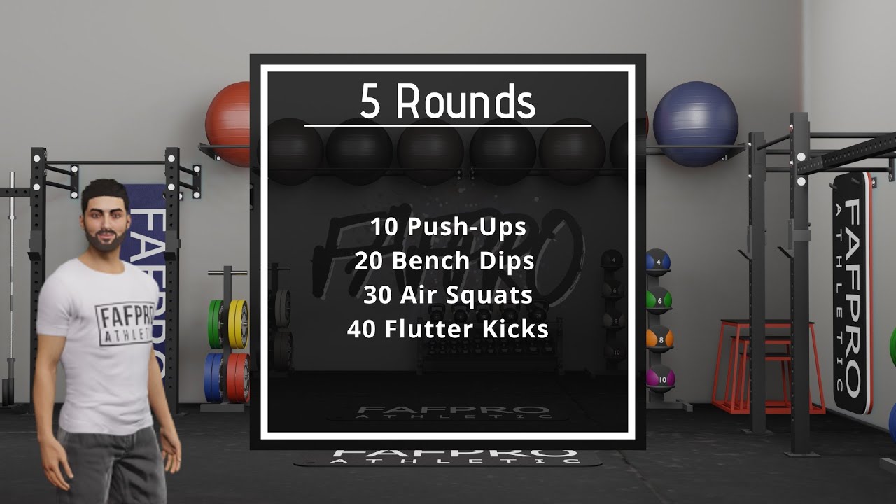 20 Minutes Full Body Workout! Workout at home! 5 Rounds! Fitness ...