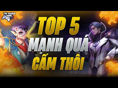 Top 5 Tướng khiến Cao Thủ Cũng Phải Sợ Mùa 21, Team 5 Vô Đối | TNG liên quân mobile