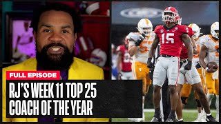 Week 11 Top 25 and Coach of the Year candidates | Number One College Football Show