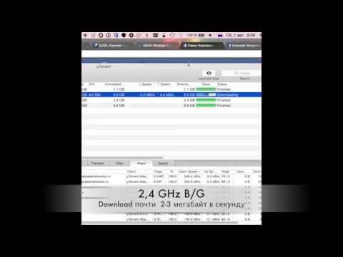 Тест скорости wifi ASUS RT-AC68U