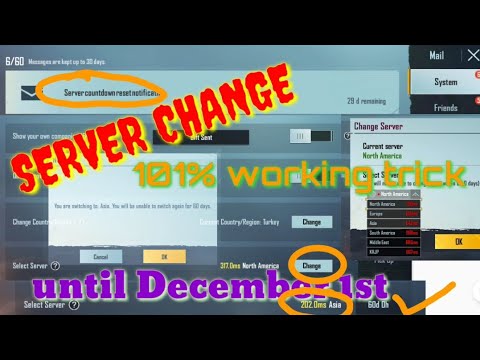 HOW TO CHANGE SERVER 101% WORKING