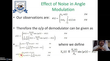 Noise analysis in Angle Modulated systems-2