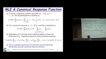 Lecture 10: Generalized Linear Models and the Exponential Family
