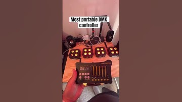 Meest draagbare DMX-controller? Werkt op batterijen, ingebouwde draadloze DMX #vangoa