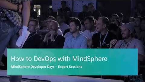 How to DevOps with MindSphere