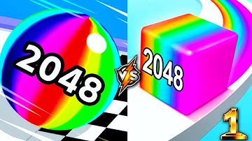 Ball Run 2048 vs Jelly Run 2048 Speedrun Gameplay Part 1