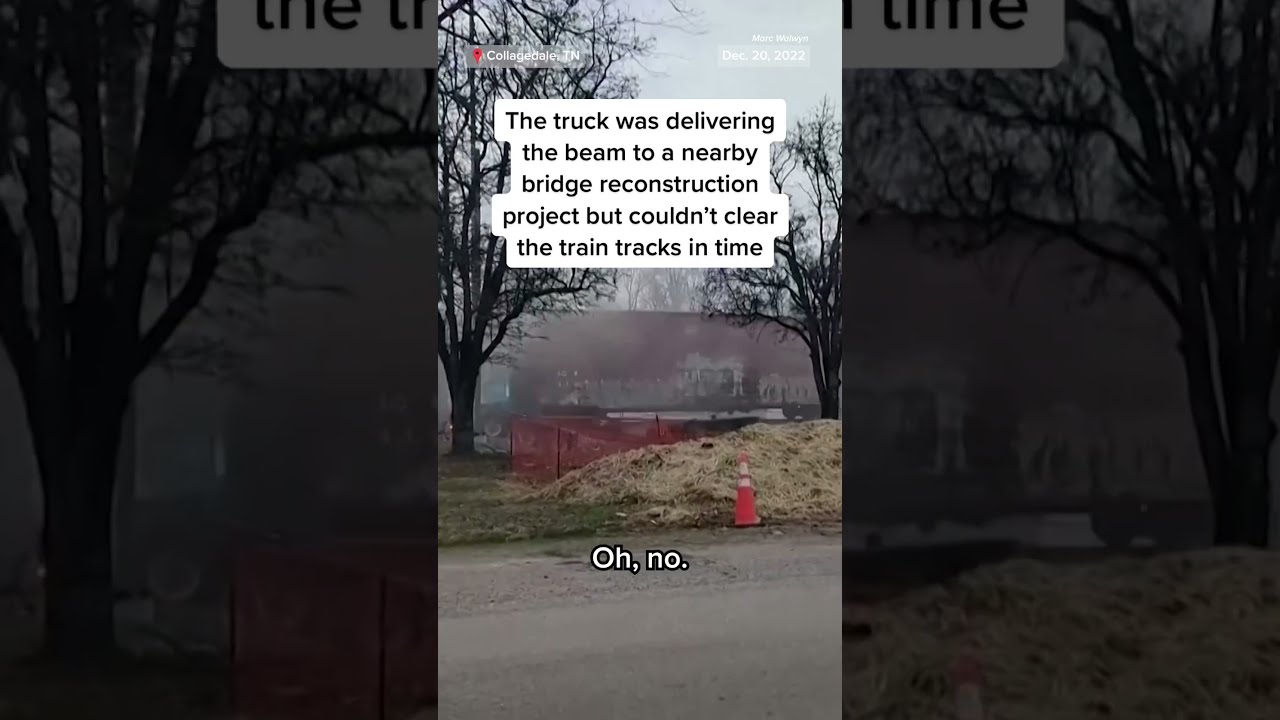  Tennessee Train Derails After Hitting Truck