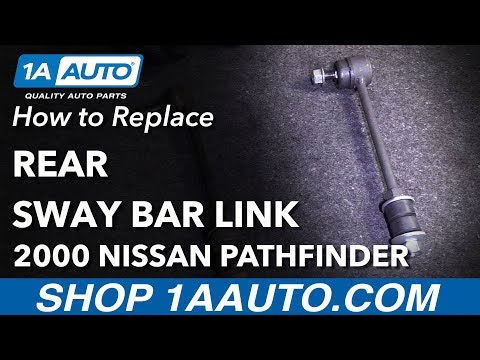 How to Replace Rear Sway Bar Link 87-04 Nissan Pathfinder