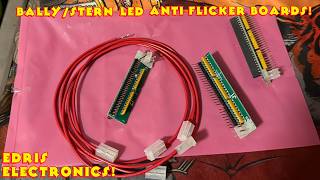 Installing Edris Electronics Bally/Stern LED Anti-Flicker Boards! - Stern Genesis Shuffle Bowler!