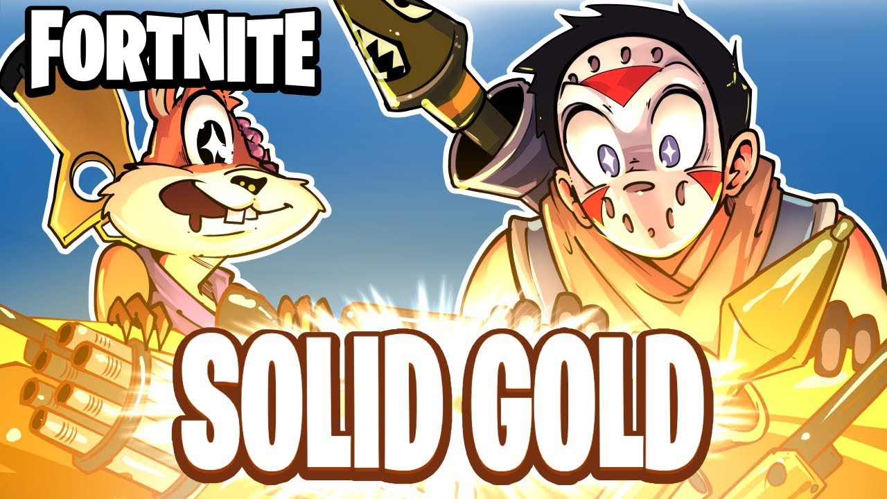 FORTNITE BR - SOLID GOLD! (NEW GAME MODE!) Duo Vs Squads ...