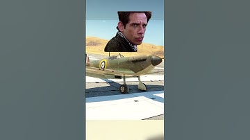 When a SPITFIRE and a BF 109 meet in War Thunder🤣#shorts #short