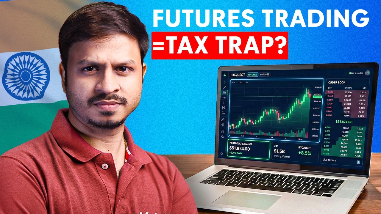 How to calculate tax on trading Crypto Futures in India (2025) - YouTube