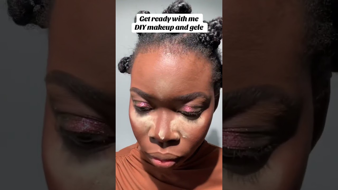 How to do your makeup and gele yourself #diymakeup #diygele