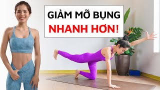 Yoga giảm mỡ bụng (Thắt Eo) tại nhà | Hoàng Uyên Yoga