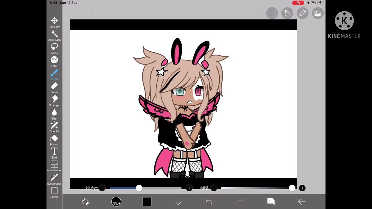 how to make Gacha eyebrows on ibisPaint YouTube