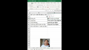 #Shorts Hàm xử lý viết hoa viết thường trong Excel