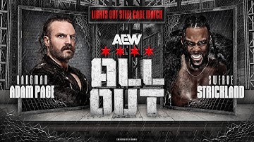 VOLLEDIGE WEDSTRIJD: Hangman Adam Page vs Swerve Strickland. Steel Cage, lichten uit! | AEW All O...