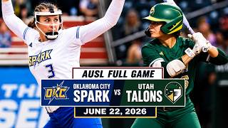 Utah Talons vs Oklahoma Spark Full Game | June 22, 2026 | Athletes Unlimited Softball League 2026 screenshot 4