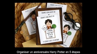 L'INVITATION HARRY POTTER - Minireyve