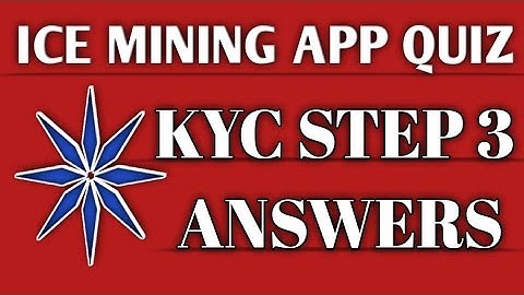 Ice KYC step 3 || ice quiz answer #ice_network